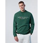 North sails 691279-0400-L Толстовка Embroidery Crew Зеленый Green L