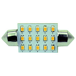 Talamex 14340621 S-LED 15xSMD Festoon 37 mm Белая  Warm White 120 Lumens 