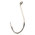 Mustad 92553S-SS-8/0-C03 Classic Line Octopus Колючий Одноглазый Крючок Серебристый Stainless Steel 8/0 