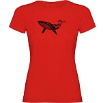 Kruskis 11502145xlk210 Женская футболка с коротким рукавом Whale Tribal Red 30x25x2