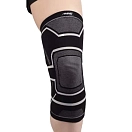 Купить Avento sr044sd-blk-s/m Наколенник Compression Black / Silver Grey 20x15x5 S-M 7ft.ru в интернет магазине Семь Футов