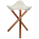 Купить Nordisk 149018 Rebild Wooden 3 Табурет Белая  Wood / Cotton 7ft.ru в интернет магазине Семь Футов