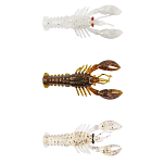 Mustad MRL-PW-3-6G Mezashi Rock Lobster Мягкая приманка 75 mm Золотистый Pearl White