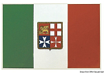 Самоклеящийся флаг Италии с гербом Торгового Флота 15 х 22 см, Osculati 35.452.83
