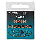 Купить Drennan HECHR014 Carp Hair Rigger Крючки С Одним Глазком Black Nickel 14 7ft.ru в интернет магазине Семь Футов
