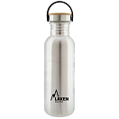 Купить Laken BSB75 Basic 750ml Крышка из нержавеющей стали и бамбука Серебристый Silver 7ft.ru в интернет магазине Семь Футов
