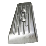 Super marine ANOMG5733 Volvo DPH Нижний блок с магниевым пластинчатым анодом  Grey 132 x 78 x 36 mm