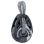 Harken 2159 Carbo T2 Auto Ratchet Block 40 mm Черный  Black / Grey