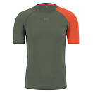 Купить Karpos 2531051-024-M Базовый слой с коротким рукавом Dinamico Merino 130 Зеленый Thyme / Spicy Orange M 7ft.ru в интернет магазине Семь Футов