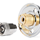 Сквозной фитинг для антенного кабеля RG213