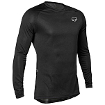 Fox racing mtb 28418-001-M Базовый слой с длинным рукавом Tecbase Черный Black M