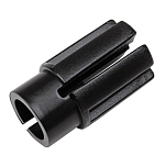Leki 880718103 Sls Klemmhülse Splid Dowel Черный  Black