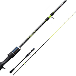 Falcon D0900748 Black Phantom Vertical Ball Acid Удочка Для Джиггинга Серебристый Black / Yellow 1.90 m