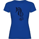 Kruskis 11502241lk211 Женская футболка с коротким рукавом Seahorse Tribal Royal Blue 30x25x2