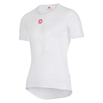 Castelli 4515537001-S Базовый слой с коротким рукавом Pro Issue Белая White S