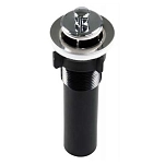 Jr products 342-95255 Поп-ап фильтр-заглушка Серебристый Chrome