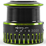 Korum K0340005 Axis Feeder Запасная Шпуля Черный Black / Green 3000 