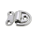 Купить Обушок откидной Homer 003652 52х28мм из нержавеющей стали AISI316 с полукольцом Ø18мм 7ft.ru в интернет магазине Семь Футов