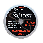 ESP DR302012 Soft Ghost 20 m Флюорокарбон Бесцветный Clear 12 Lbs