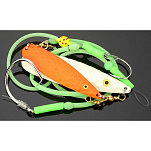 Mikado LNQ-SR01 Norway Quest 1 Связанные Крючки Золотистый Green
