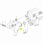 Vetus STM4575 VH4.85 Колено впрыска выхлопных газов Grey 75 mm