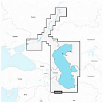 Navionics 010-C1343-40 MSD Regular EU069R Mar Caspio&Bajo Volga Диаграмма Multicolour