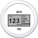 Купить Цифровой спидометр с GPS KUS WW KY08308 0-60узлов Ø85мм 12/24В IP67 белый/белый 7ft.ru в интернет магазине Семь Футов