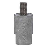 Super marine ANO5420 Yanmar 8-12 Стержень цинковый анод Серебристый Grey