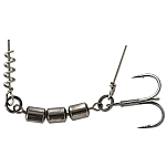 Molix MSBS-S4 Soft Bait Stinger Тройной Крючок Серебристый Silver 4 