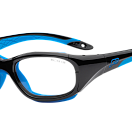 Спортивные очки с диоптриями Rec Specs / Slam XL / Shiny Black Cyan, slamxlsbcy5519135csf
