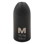 Mustad MTW001-TX-5-4 Вольфрам TitanX Worm Вести Черный Black 5 g