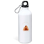 Kruskis MD4049S101C309 Бутылка Hike Every Mountain 800ml Бесцветный White