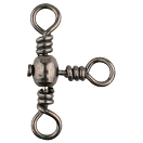Купить Mikado AMA-A1400-1/0 Barrel Triple Вертлюги Серый  Black Nickel 1/0  7ft.ru в интернет магазине Семь Футов