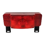 Fultyme rv 590-1149 Низкопрофильный задний светодиодный фонарь со стороны водителя Красный Black 21.90 x 8.09 x 5.71 cm