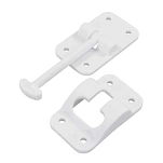 Jr products 342-10444 пластиковый дверной стопор T Style Серебристый Polar White 152.40 mm