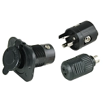 Marinco 12VCP6 ConnectPro Receptacle / Plug / 6 Gauge Adapter Kit Черный Black