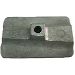 Martyr anodes CM8018A Parsun F6-F8-F9.8 Алюминиевый анод Серебристый