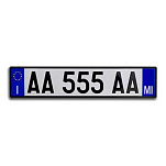 International letterfix 5959000U U Наклейки с буквами Черный Black 100 mm 