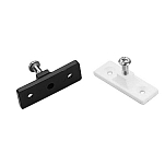 A.a.a. 6565605 Nylon Поддержка стены Серебристый Black 22 mm 
