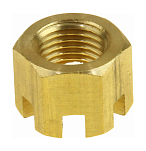 Гайка корончатая М12 на гребной вал Suzuki DT9.9-15/DF8A-20A (17 мм) 0914112005000