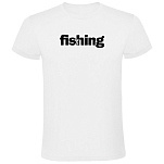Kruskis CA65500601S286 Футболка с коротким рукавом Word Fishing Белая White 3XL