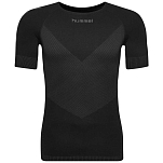 Hummel 202636-2001-M/L Базовый слой с коротким рукавом First Seamless Черный Black M-L