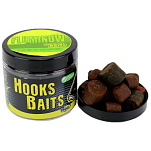 Pro elite baits C8433919 Fluminow Hook Криль И Палтус 200ml Пеллеты Коричневый 14 / 20 mm 