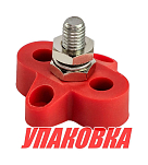 Клемма-штифт одинарная, M8, красная (упаковка из 25 шт.) YIS Marine BF411RM8_pkg_25