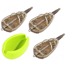 Купить Mikado AMF03XXL-SET90 Method XXL Set Кормушка фидерная прикормочная Коричневый 90 g 7ft.ru в интернет магазине Семь Футов