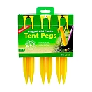 Купить Coghlans 147-9309 колышек для палатки 6 Единицы Желтый Green 228.6 mm 7ft.ru в интернет магазине Семь Футов