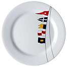 Купить Набор обеденных тарелок Marine Business Regata 12001 Ø250мм 6шт из белого меламина 7ft.ru в интернет магазине Семь Футов