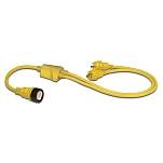 Marinco 69-ry504230 Y-образный переходник от самки к самцу 50A 30A Yellow 30x30x10