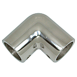 Forniture nautiche italiane 2929461 Нержавеющая сталь 90° разъем Серебристый Silver 25 mm 