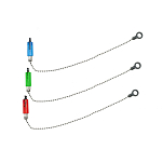 Mivardi M-HANGEARGB Easy Индикатор вешалки 3 Единицы Многоцветный Blue / Red / Green